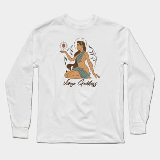 Virgo Goddess Long Sleeve T-Shirt